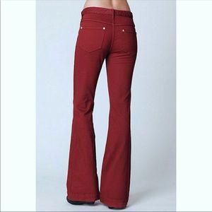Red Free People Jeans